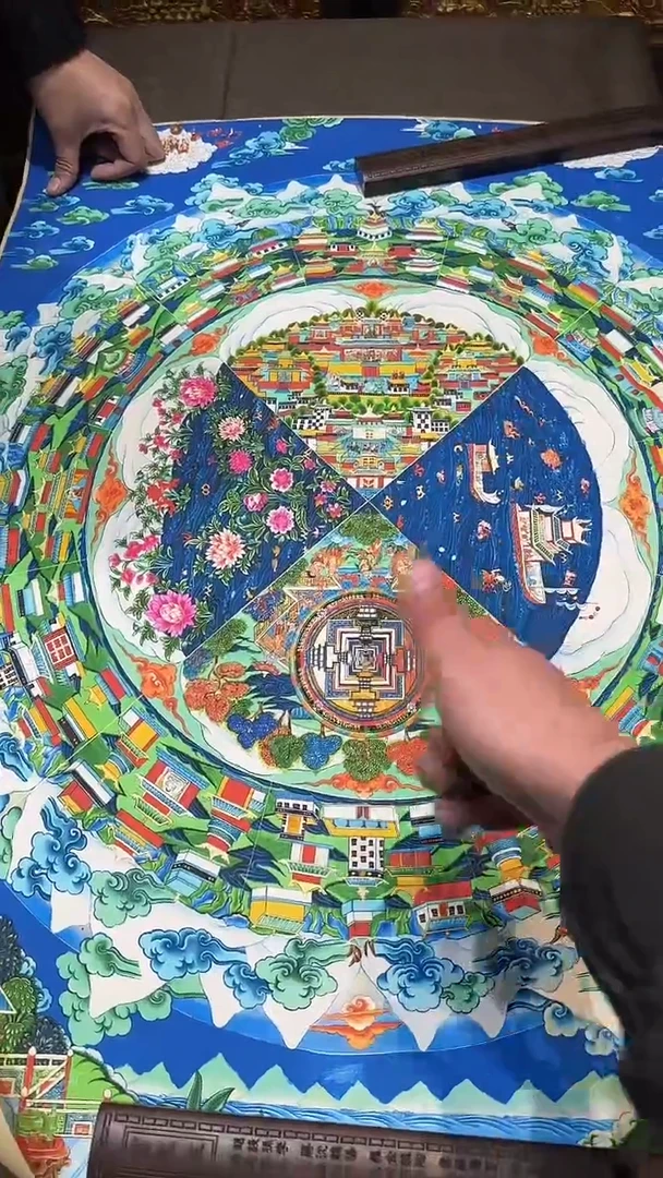 卷轴画【主播精品】高端卷轴画——唐卡AA35