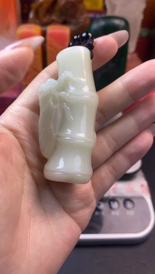 寿山石印石青芙蓉知竹长乐闲章 上善若水