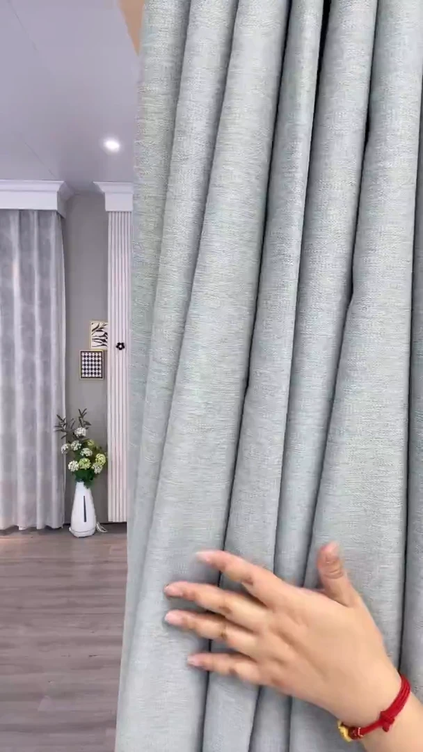 布闪电购商品 12 特价5定制2.7默认打孔（中）竹节棉麻灰