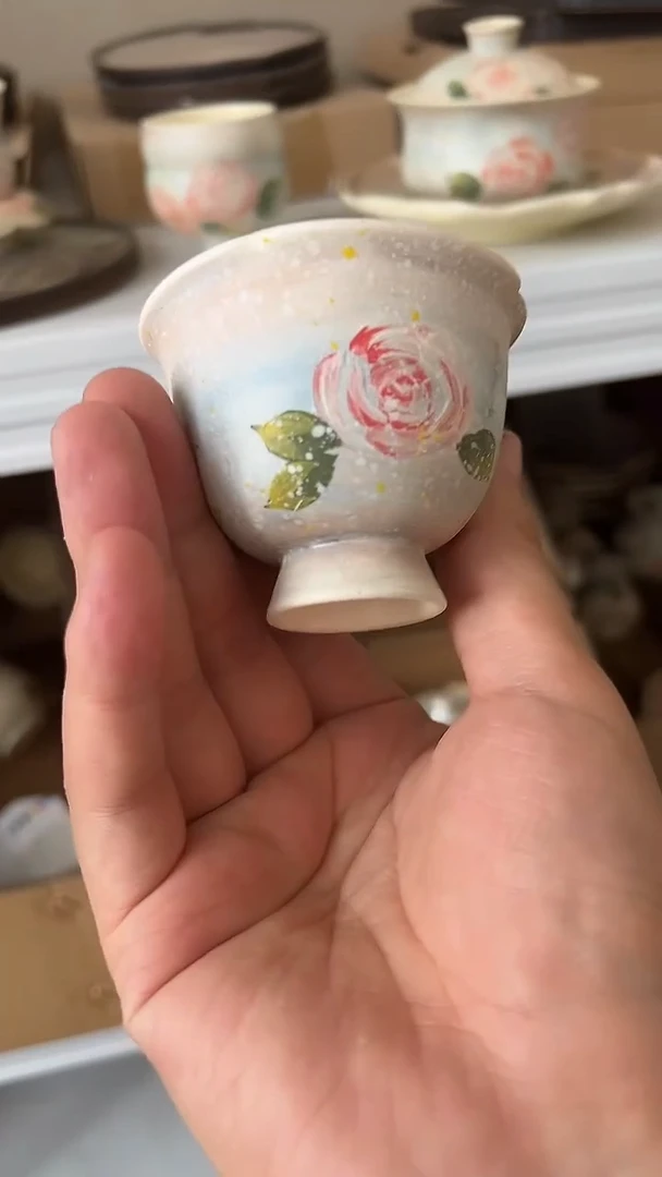 瓷片115花口杯闪购闪购