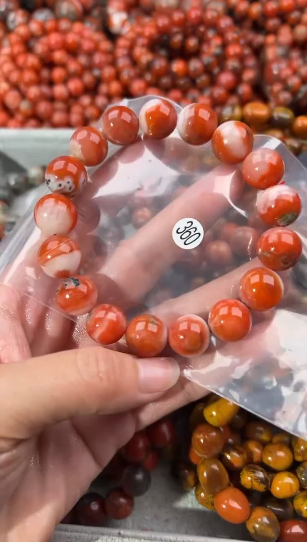 未镶嵌手串南红玛瑙13+