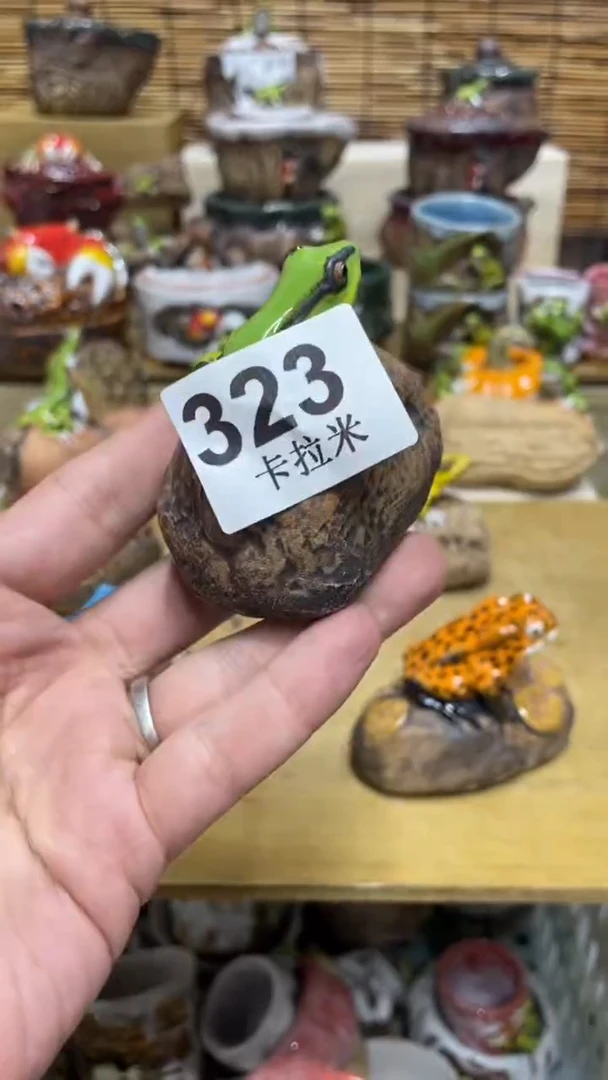 自**然323精美粗陶手工柴烧