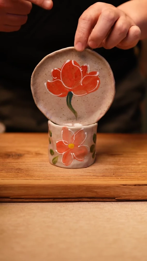 【闪购商品】@@陶园瓷舍@@纯手工手绘@高温釉下彩