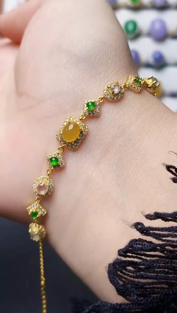 银S925镶嵌戒指翡翠1160