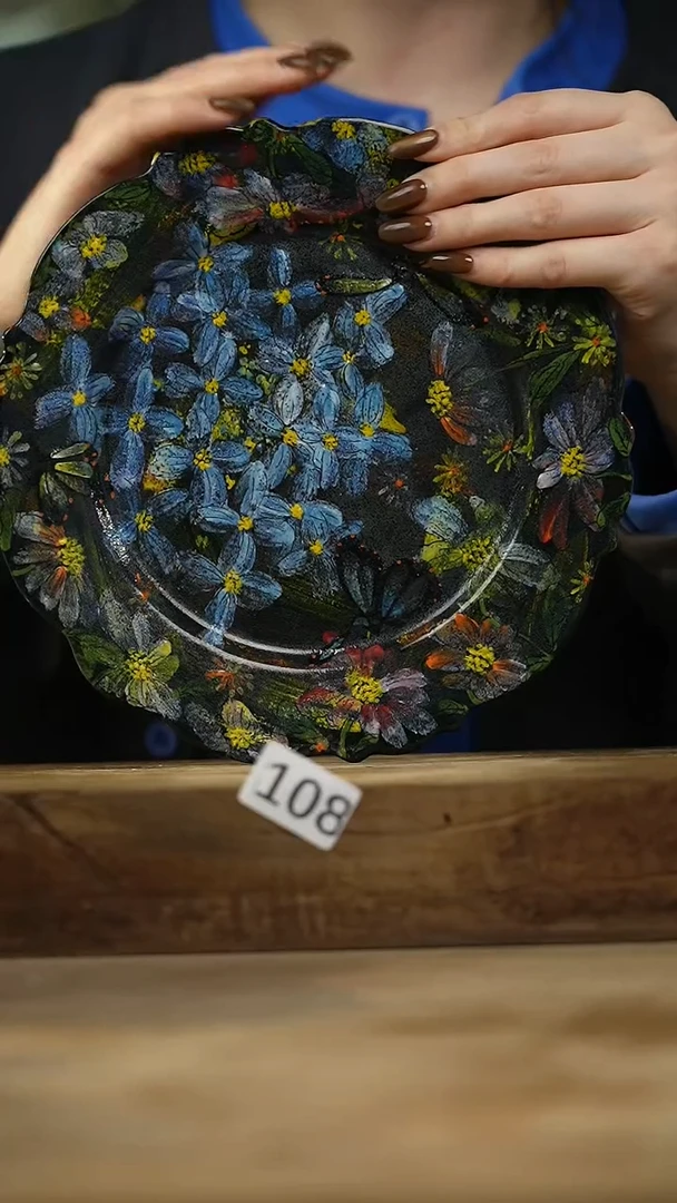 设计师手作款手绘 贰俩