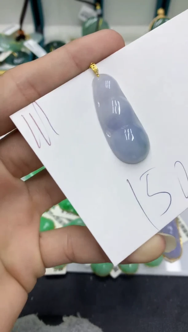 【闪购商品】翡翠颈饰18K金镶嵌翡翠