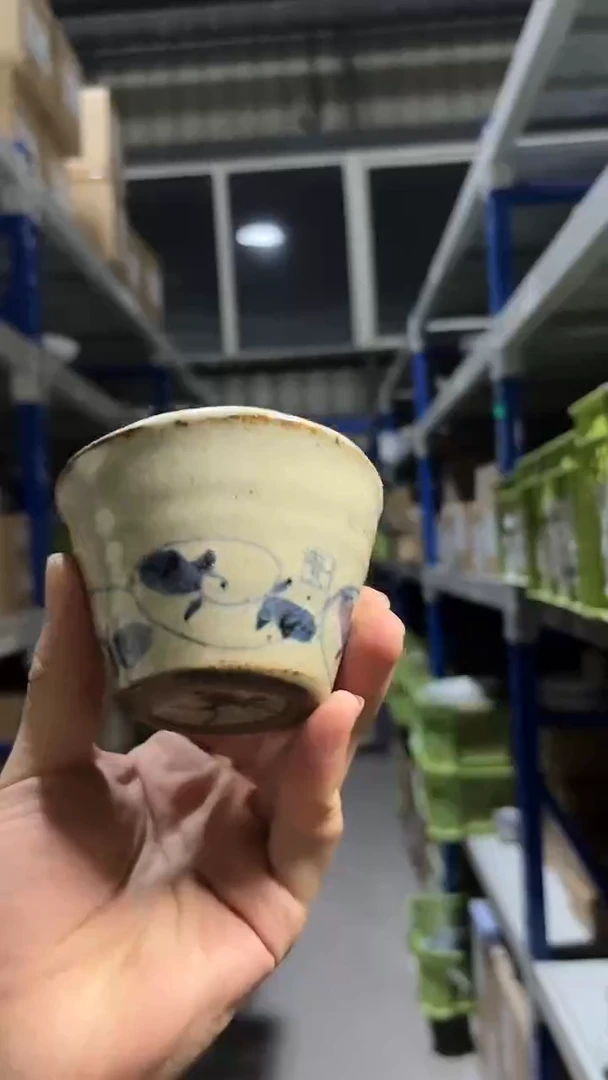 陶瓷茶杯茶杯微微瑕