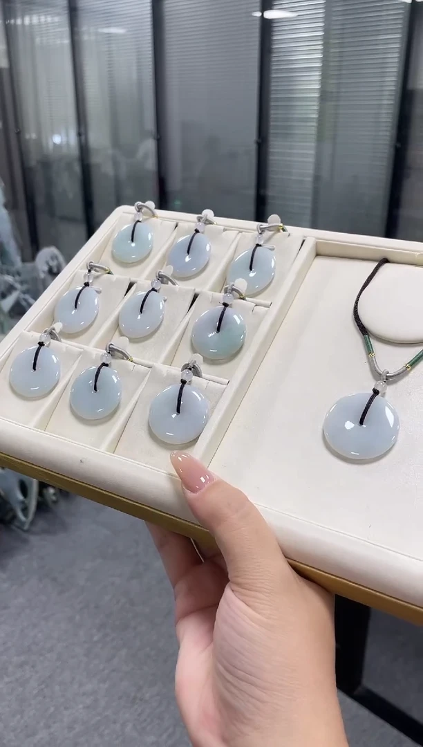 颈饰未镶嵌翡翠CZH1321平安扣多样性发1件