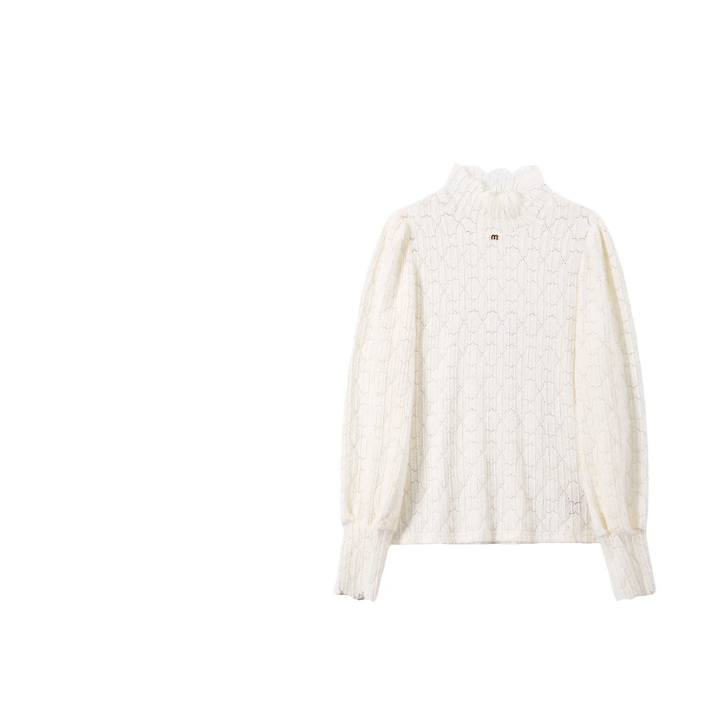 【封后轻奢设计】2024秋季新款法式宫廷风绒感上衣8863619