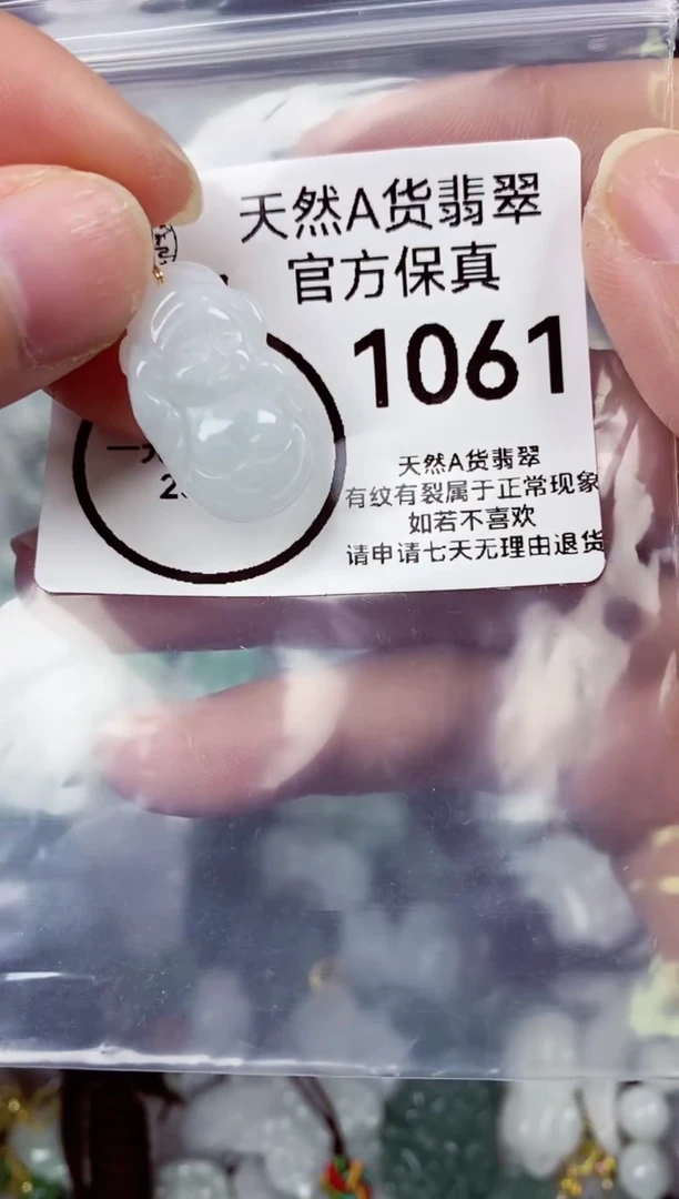 【闪购商品】翡翠颈饰未镶嵌天然A货翡翠1061