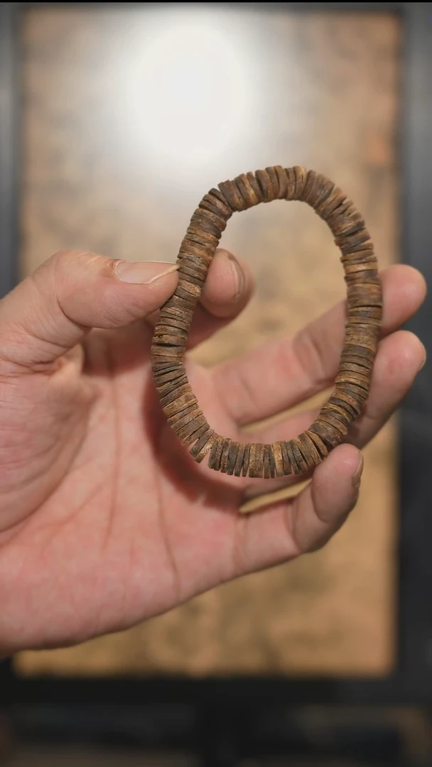 沉香手串海南绿奇楠10mm片片珠单圈