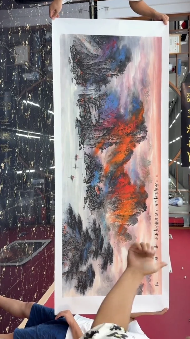 国画国画绘画山水花鸟
