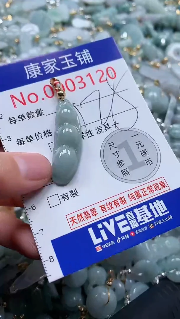 翡翠未镶嵌吊坠(不含链)3120