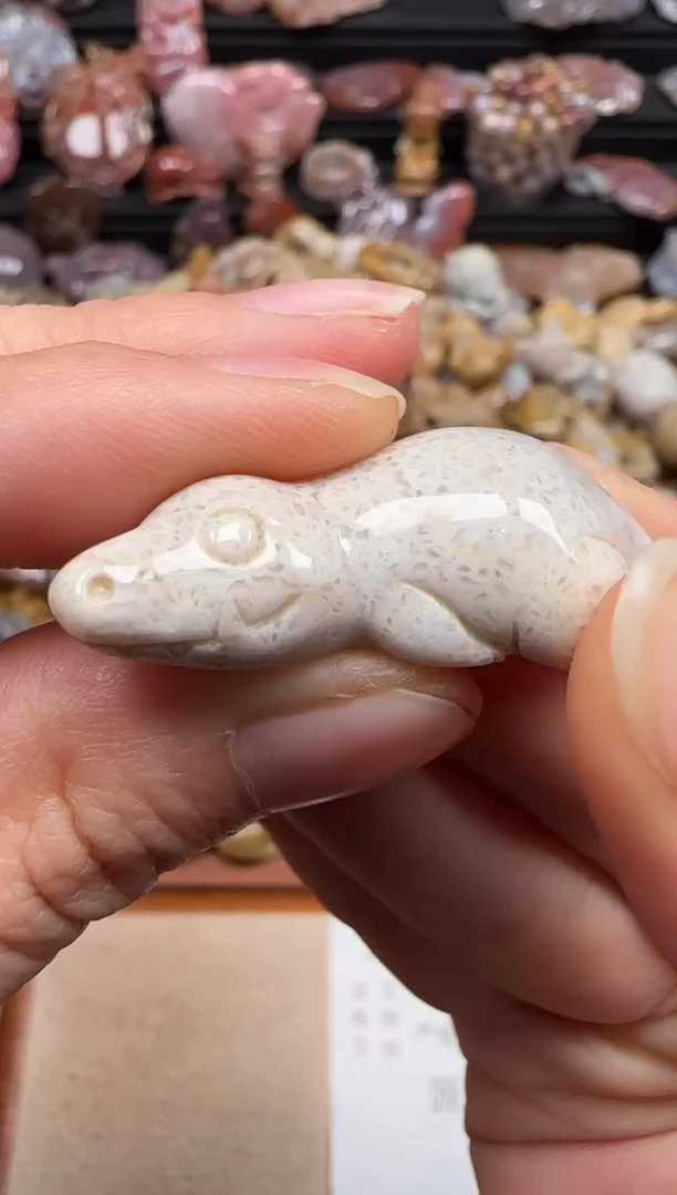 【闪购商品】硅化珊瑚（珊瑚玉）颈饰未镶嵌068