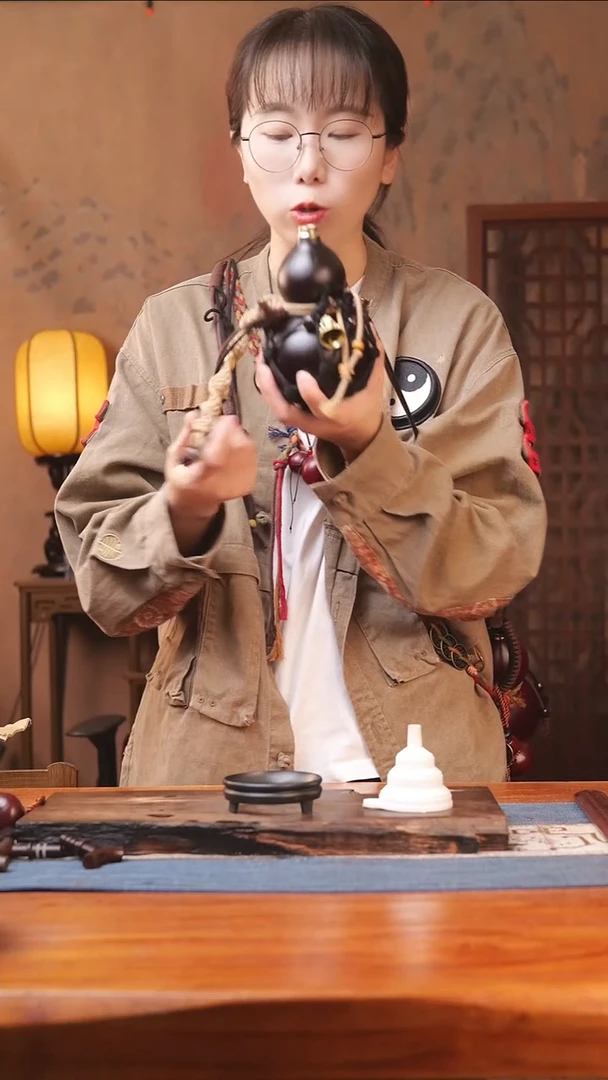 1142号链接精品大漆葫芦现货现发[一物一拍]