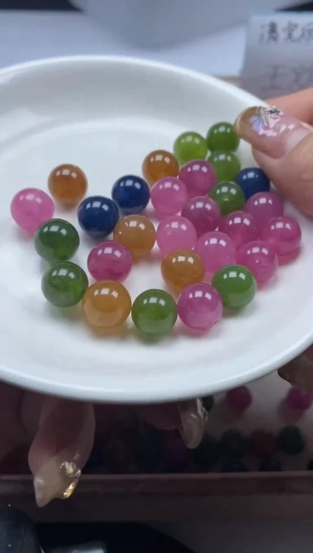 【闪购商品】碧玺颈饰未镶嵌w24碧*玺10mm*20颗