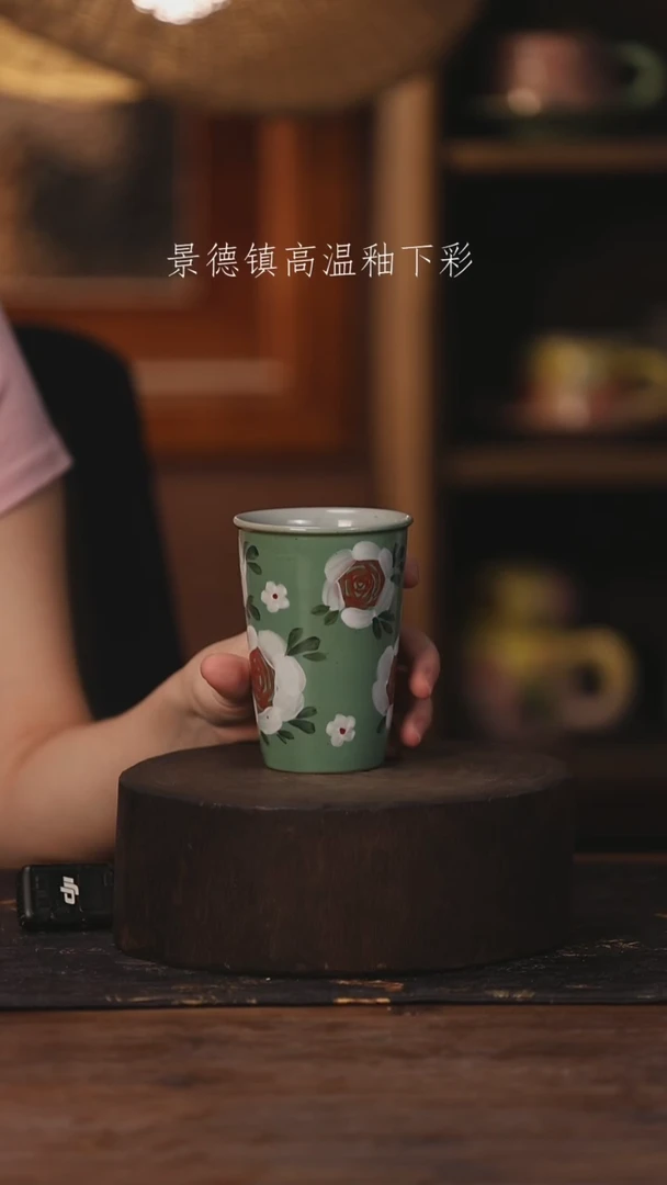 陶瓷景德镇高温釉下手绘陶瓷145