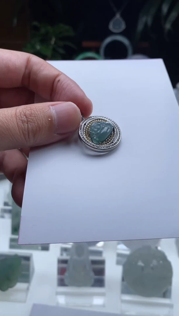 未镶嵌挂件翡翠翡翠