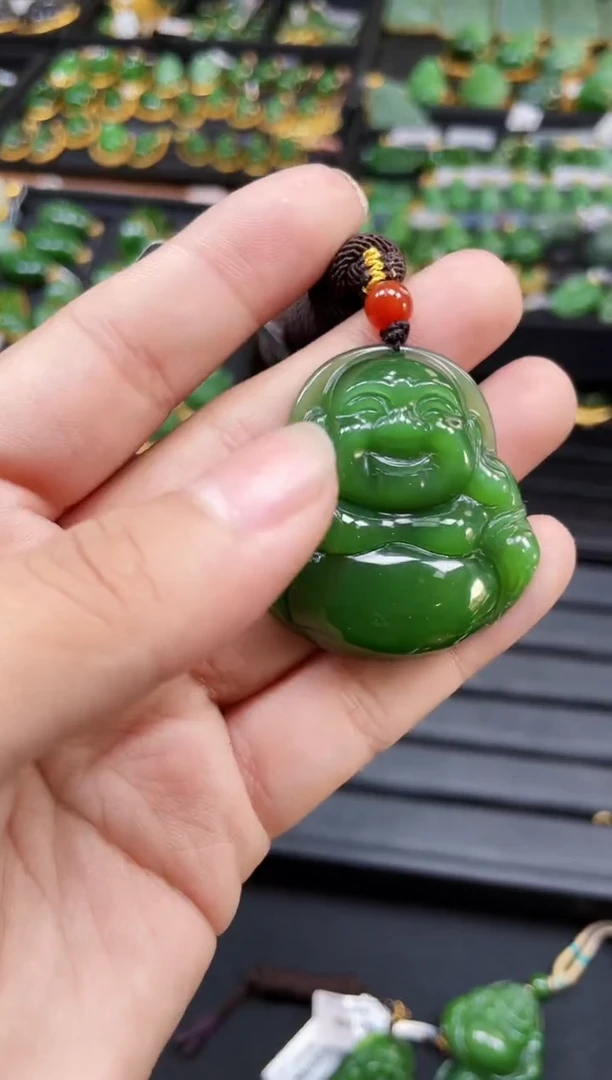 【闪购商品】和田玉吊坠未镶嵌40MM 多样性发一