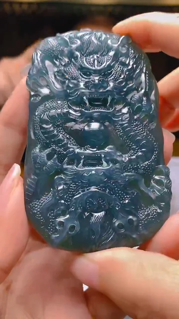 未镶嵌定制翡翠KK翡翠毛货吊坠-23