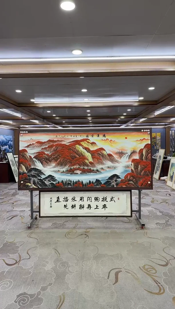 绘画绘画xc刘雪红-八尺-国画