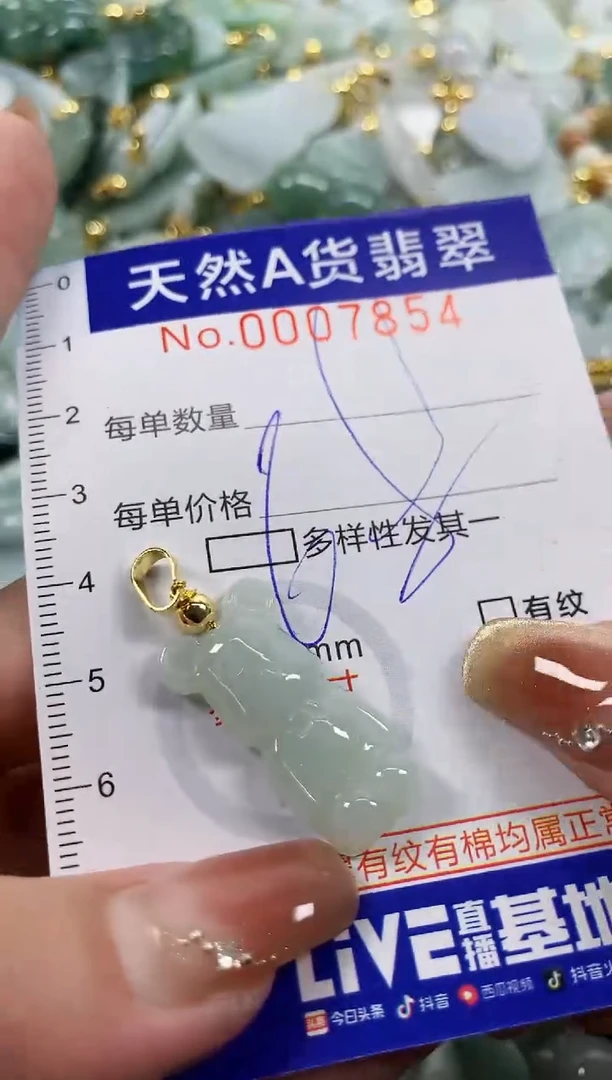 颈饰未镶嵌翡翠天然A货翡翠