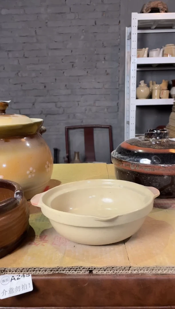 陶土62号链接陶土砂锅无盖0.5升*18