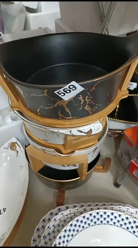 瓷569白金汤碗+木托