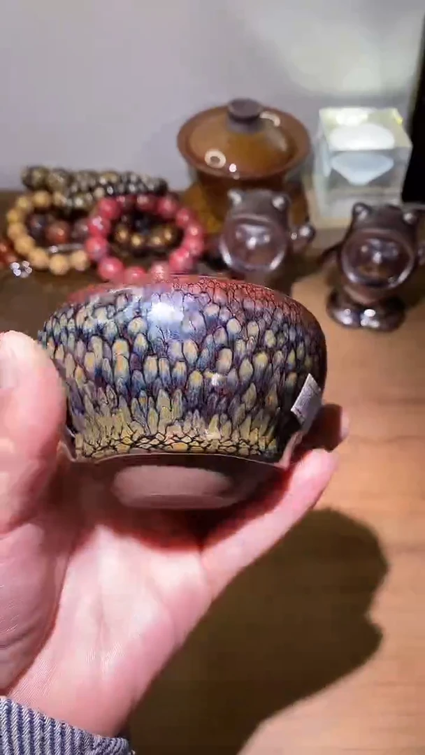 茶盏建阳建盏茶杯一只