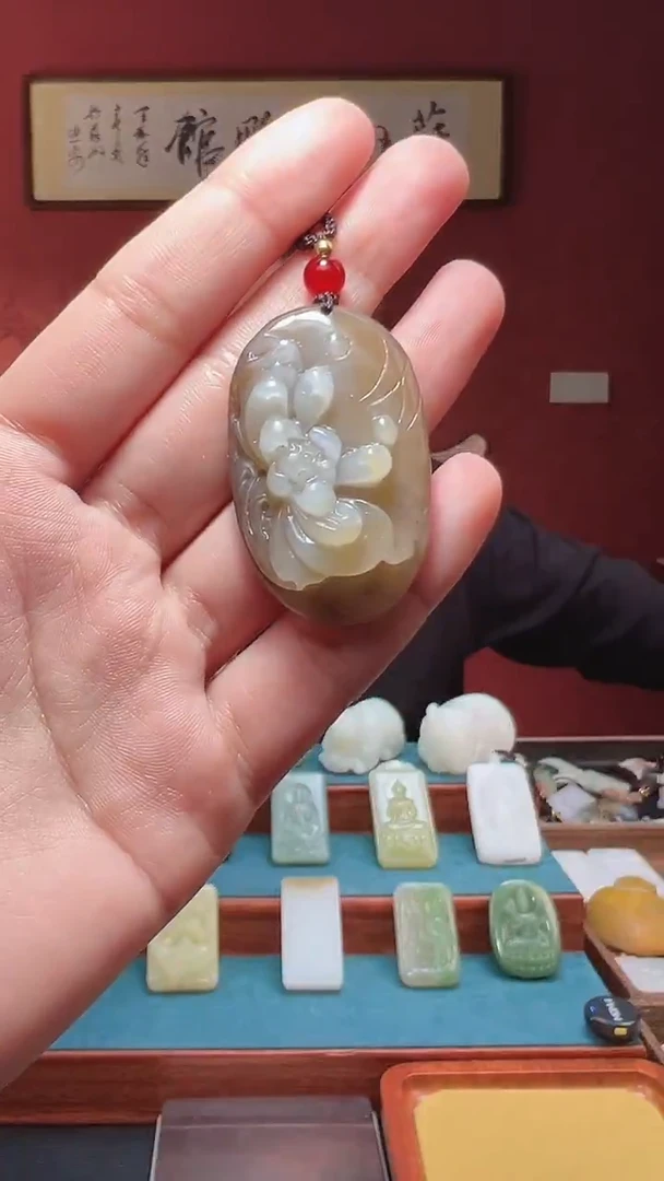 吊坠(不含链)未镶嵌和田玉17