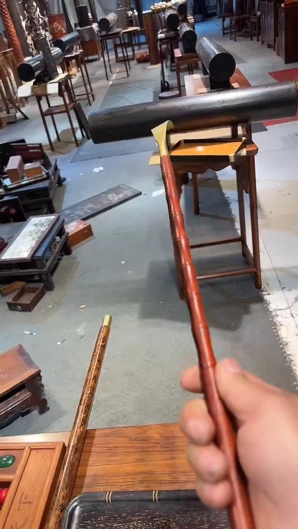 木木头款紫檀痒痒挠字大额阿达