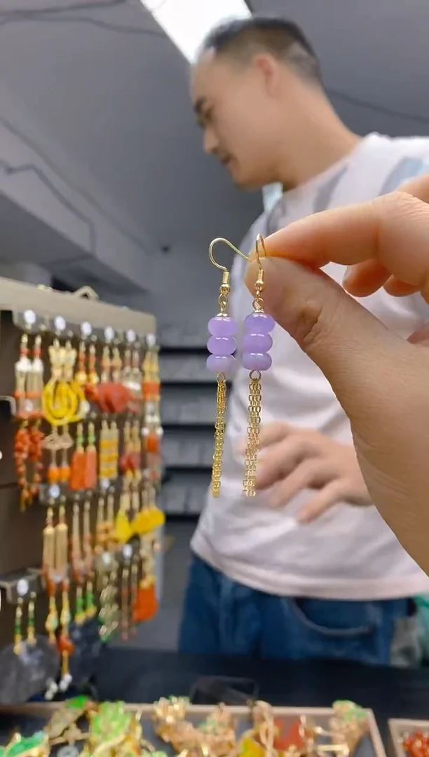 【闪购商品】玛瑙/玉髓耳饰合金5玛瑙饰品