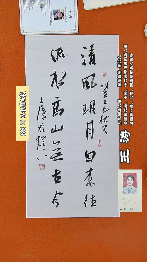 书法45R王涛书法作品