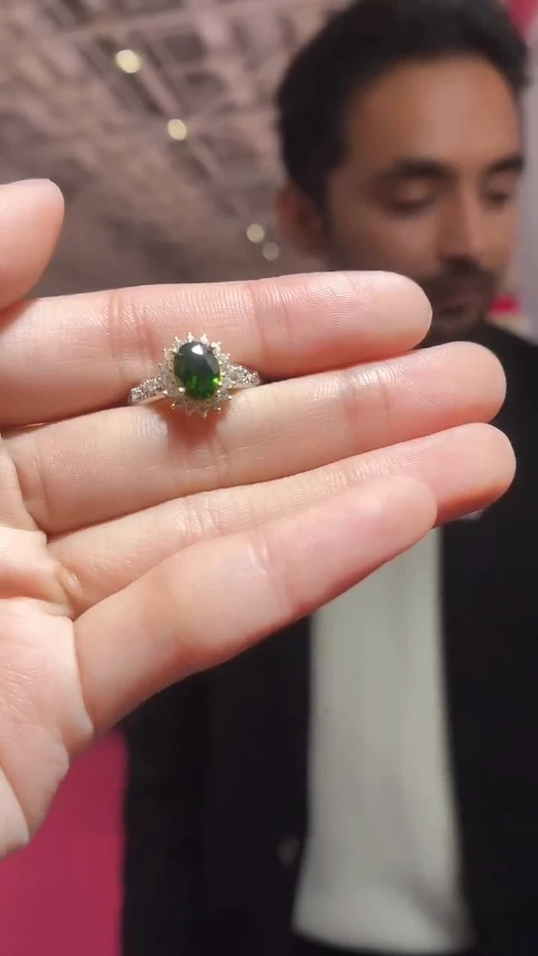 银S925镶嵌透辉石其他（扎德严选）