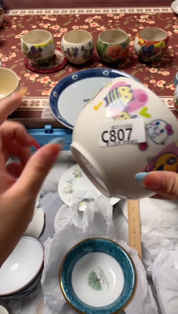 瓷片伤***子瓷器瓷器C807
