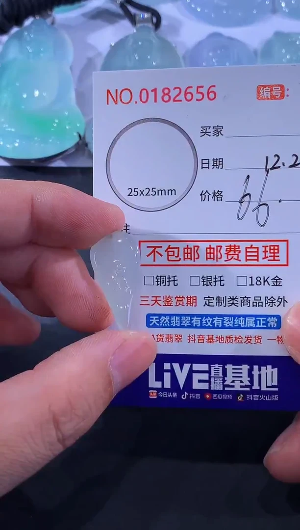 颈饰未镶嵌翡翠有****李！