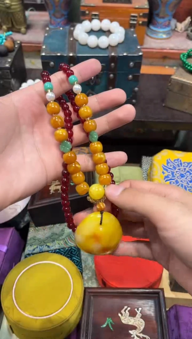 未镶嵌蜜蜡裸石Q刘哥高端专属精品23