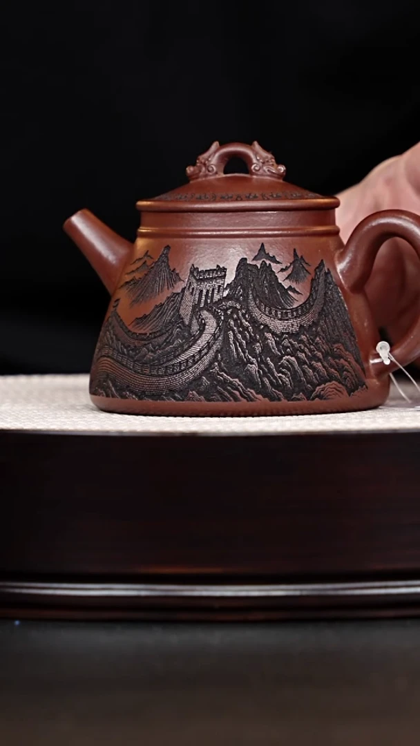 茶壶紫砂宜兴紫砂 高石瓢红清水 杨三琴