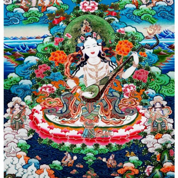 卷轴画唐卡商品妙音观音005