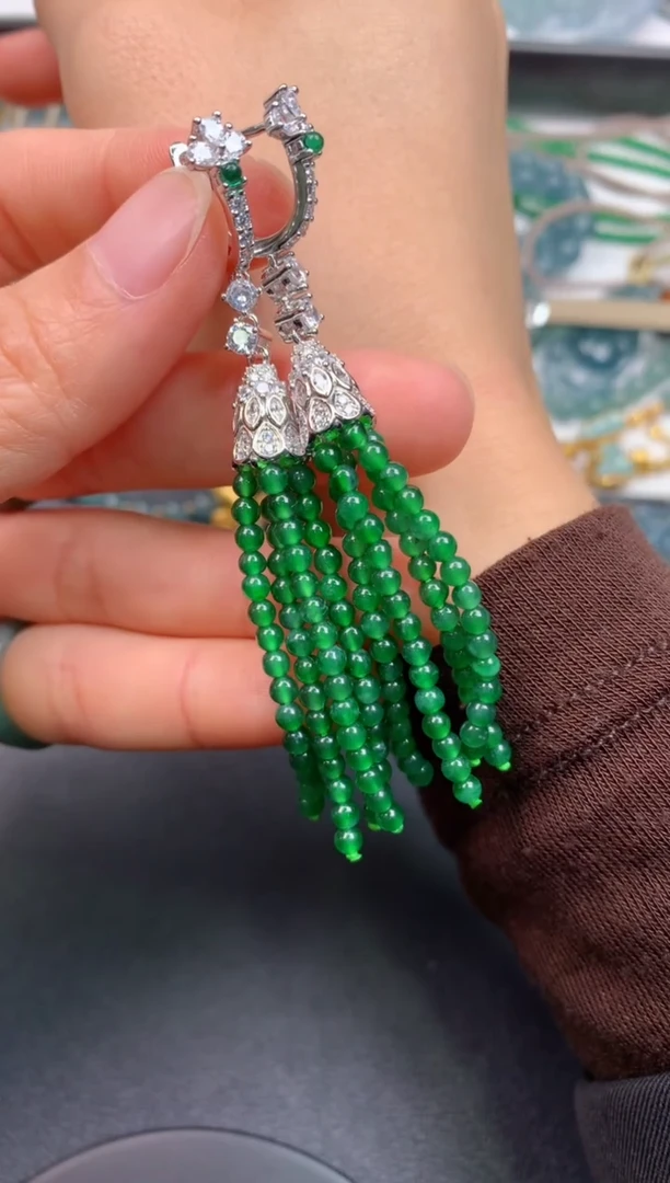 【闪购商品】翡翠颈饰银S925镶嵌无鉴赏期