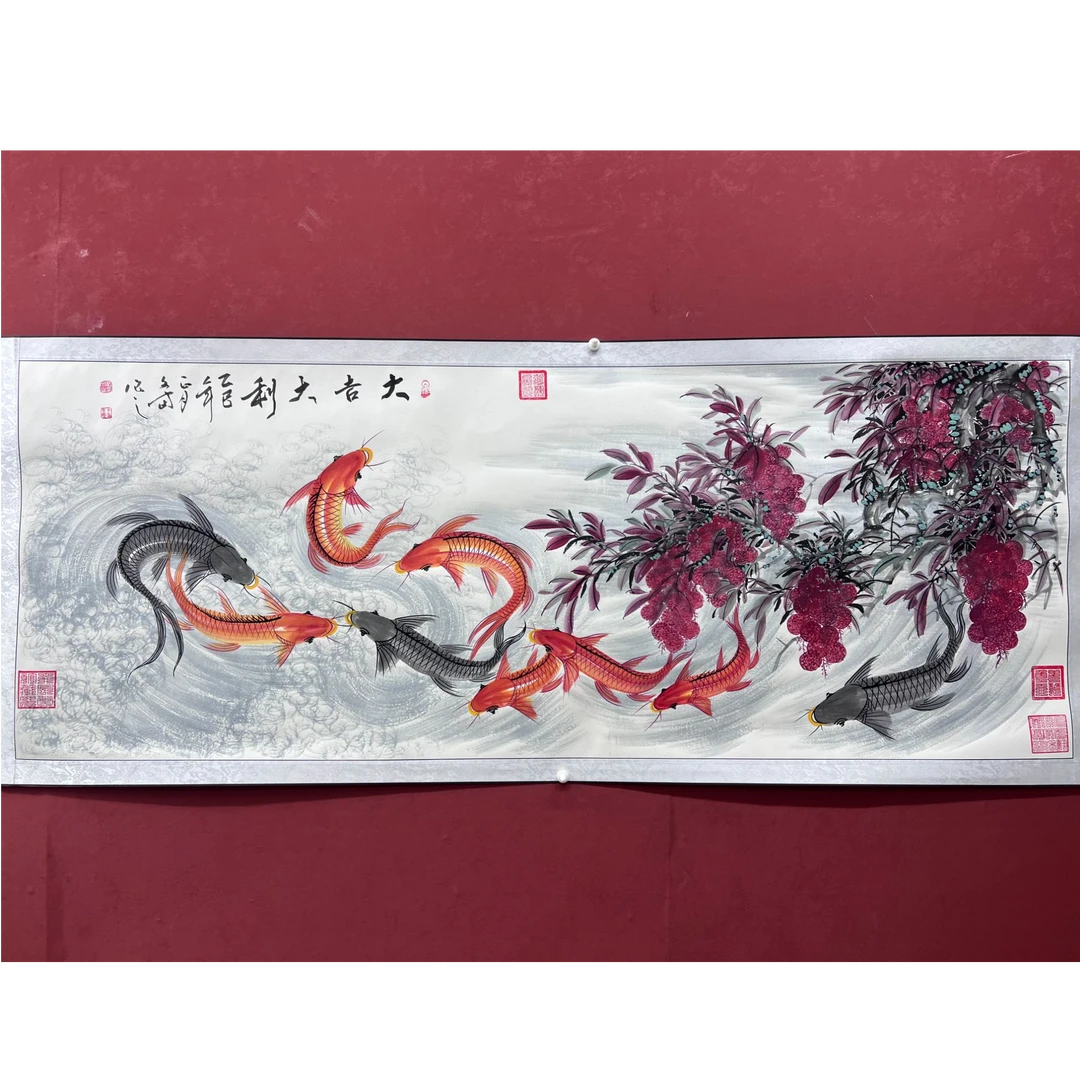 大吉大利/张文富作品/70*170/小六尺