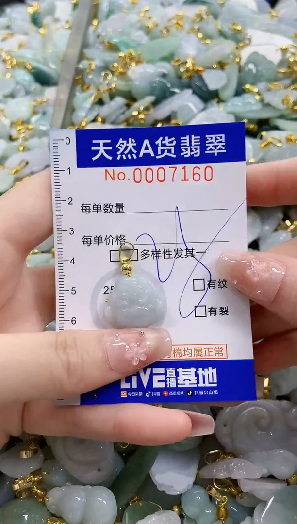 颈饰未镶嵌翡翠天然A货翡翠