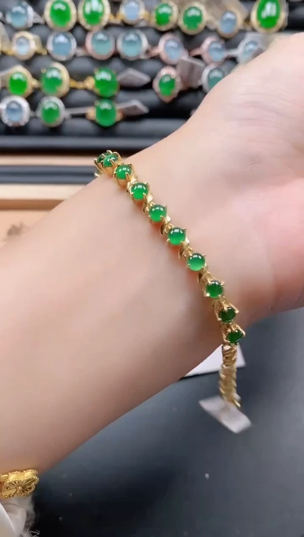 银S925镶嵌戒指翡翠1111