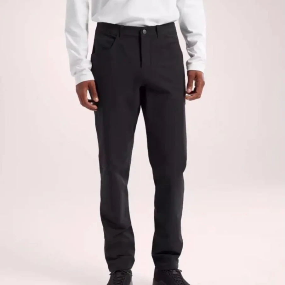 高配！LEVON春夏男子商务通勤日常休闲户外运动透气耐磨弹力软壳裤