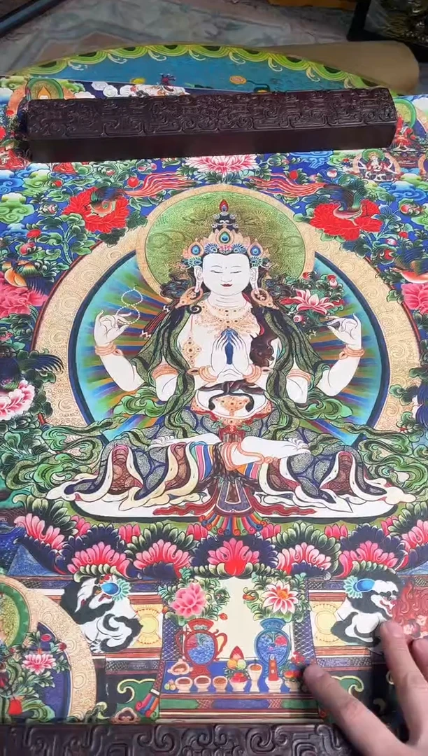 卷轴画曦曦的唐卡tk160