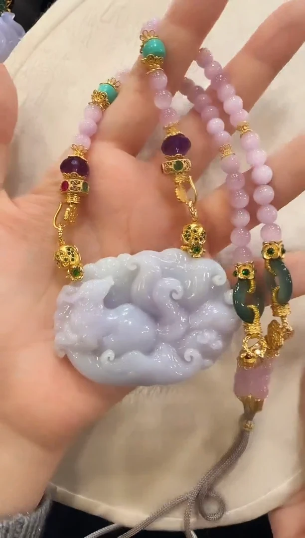 颈饰未镶嵌翡翠国风