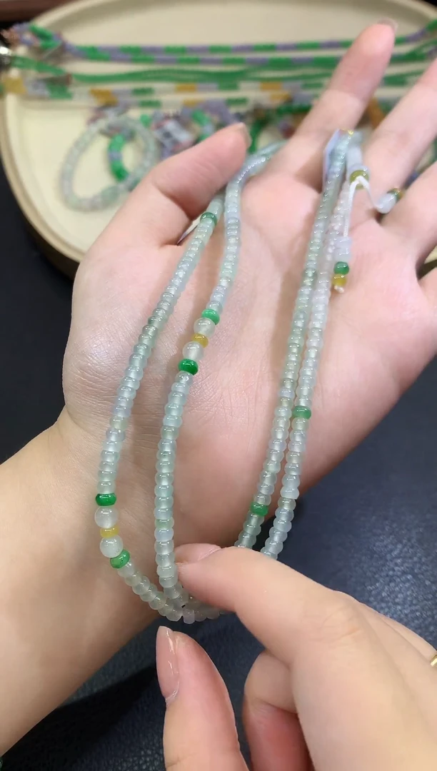 颈饰未镶嵌翡翠52--长串