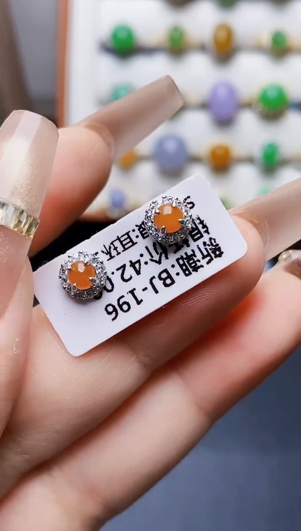 银S925镶嵌戒指翡翠0578