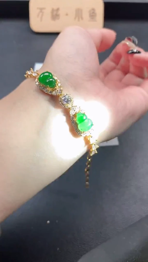 银S925镶嵌戒指翡翠51511