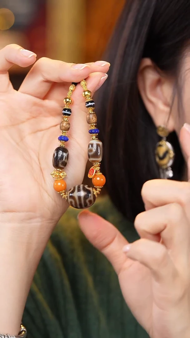 【闪购商品】玛瑙/玉髓颈饰未镶嵌Z27736六瓣锁骨链